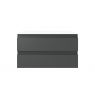 Oltens Vernal wall-mounted base unit 80 cm with countertop, matte graphite/white gloss 68122400 zdj.2