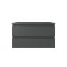 Oltens Vernal wall-mounted base unit 80 cm with countertop, matte graphite 68116400 zdj.2