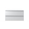 Oltens Vernal Waschbeckenunterschrank wandhängend 80 cm mit Waschbeckenplatte grau matt/weiß glänzend 68122700 zdj.2