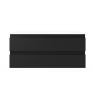 Oltens Vernal wall-mounted base unit 100 cm with countertop, matte black/white gloss 68123300 zdj.2