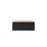 Oltens Vernal wall-mounted base unit 60 cm with countertop, matte black/oak 68107300 zdj.2