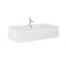 Oltens Vernal Set: Waschbecken mit Schrank 100 cm weiß glänzend 68008000 zdj.1