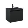 Oltens Vernal Set: Waschbecken mit Schrank 60 cm schwarz matt 68013300 zdj.1