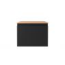 Oltens Vernal szafka 60 cm podumywalkowa wisząca z blatem czarny mat/dąb 68111300 zdj.2
