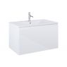 Oltens Vernal Set: Waschbecken mit Schrank 80 cm weiß glänzend 68014000 zdj.1