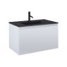 Oltens Vernal Set: Waschbecken mit Schrank 80 cm schwarz matt/grau matt 68015700 zdj.1