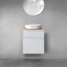 Oltens Vernal Bademöbelset 60 cm mit Waschbeckenplatte grau matt/Eiche 68222700 zdj.4