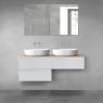Oltens Vernal sada koupelnového nábytku 120 cm s horní deskou, matná šedá/dub 68235700 zdj.5