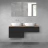 Oltens Vernal sada koupelnového nábytku 120 cm s horní deskou, matná černá/dub 68235300 zdj.5