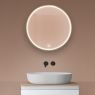 Oltens Nordlis mirror 60 cm, round with LED lighting and Klarglas system 64100800 zdj.1