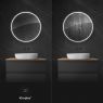 Oltens Nordlis mirror 60 cm, round with LED lighting and Klarglas system 64108300 zdj.4