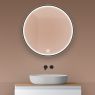 Oltens Nordlis mirror 80 cm, round with LED lighting and Klarglas system 64101300 zdj.1