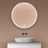 Oltens Nordlis mirror 80 cm, round with LED lighting and Klarglas system 64101800 zdj.1