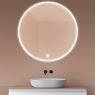 Oltens Nordlis mirror 100 cm, round with LED lighting and Klarglas system 64102000 zdj.1