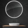 Oltens Nordlis mirror 100 cm, round with LED lighting and Klarglas system 64102300 zdj.1