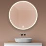 Oltens Nordlis mirror 100 cm, round with LED lighting and Klarglas system 64102800 zdj.1