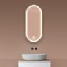 Oltens Nordlis mirror 40x90 cm, oval with LED lighting and Klarglas system 64103800 zdj.1