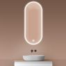 Oltens Nordlis mirror 50x120 cm, oval with LED lighting and Klarglas system 64104000 zdj.1