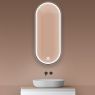 Oltens Nordlis mirror 50x120 cm, oval with LED lighting and Klarglas system 64104300 zdj.1