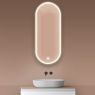 Oltens Nordlis mirror 50x120 cm, oval with LED lighting and Klarglas system 64104800 zdj.1