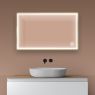 Oltens Nordlis mirror 60x100 cm, rectangular with LED lighting and Klarglas system 64106800 zdj.8