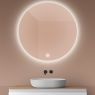Oltens Nordlis mirror 100 cm, round with LED lighting and Klarglas system 64110000 zdj.1