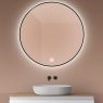 Oltens Nordlis mirror 100 cm, round with LED lighting and Klarglas system 64110300 zdj.1