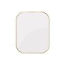 Oltens Nordlis mirror 80x100 cm, rectangular with LED lighting and Klarglas system, brushed brass 64127510 zdj.3