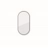 Oltens Nordlis mirror 50x100 cm, oval with LED lighting and Klarglas system, black 64129300 zdj.3