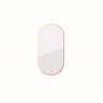 Oltens Nordlis mirror 50x100 cm, oval with LED lighting and Klarglas system, brushed copper 64129610 zdj.3