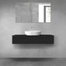 Oltens Vernal wall-mounted base unit 120 cm with countertop, matte black 68128300 zdj.1
