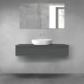 Oltens Vernal wall-mounted base unit 120 cm with countertop, matte graphite 68128400 zdj.1