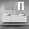 Oltens Vernal bathroom furniture set 180 cm with countertop, matte grey 68489700 zdj.1