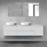 Oltens Vernal bathroom furniture set 180 cm with countertop, matte grey 68513700 zdj.1