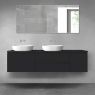 Oltens Vernal bathroom furniture set 180 cm with countertop, matte black 68515300 zdj.1