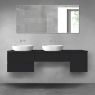 Oltens Vernal bathroom furniture set 180 cm with countertop, matte black 68516300 zdj.1