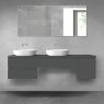 Oltens Vernal bathroom furniture set 180 cm with countertop, matte graphite 68516400 zdj.1