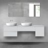 Oltens Vernal bathroom furniture set 180 cm with countertop, matte grey 68516700 zdj.1