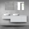 Oltens Vernal bathroom furniture set 180 cm with countertop, matte grey 68520700 zdj.1