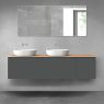Oltens Vernal zestaw mebli łazienkowych 180 cm z blatem grafit mat/dąb 68530400 zdj.1