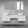 Oltens Vernal bathroom furniture set 180 cm with countertop, matte grey 68550700 zdj.1