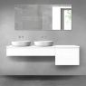 Oltens Vernal bathroom furniture set 180 cm with countertop, white gloss 68595000 zdj.1