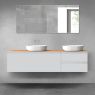 Oltens Vernal 180 cm bathroom furniture set with matt grey/oak worktop 68599700 zdj.1