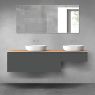 Oltens Vernal 180 cm bathroom furniture set with a matt graphite/oak worktop 68602400 zdj.1