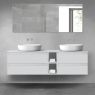 Oltens Vernal bathroom furniture set 160 cm with countertop, matte grey 68633700 zdj.1