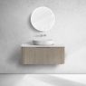 Oltens Hamnes sada koupelnového nábytku 100 cm s horní deskou, dub/bílá 68674060 zdj.1