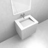 Zestaw Oltens Lun szafka podumywalkowa 60 cm z umywalką Stila LavaForm biały mat 68749000 zdj.1