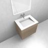 Zestaw Oltens Lun szafka podumywalkowa 60 cm z umywalką Stila LavaForm dąb/biały mat 68749060 zdj.1