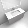 Zestaw Oltens Lun szafka podumywalkowa 100 cm z umywalką Stila LavaForm kaszmir/biały mat 68753900 zdj.1