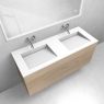 Zestaw Oltens Lun szafka podumywalkowa 120 cm z umywalką Stila LavaForm dąb/biały mat 68767060 zdj.1